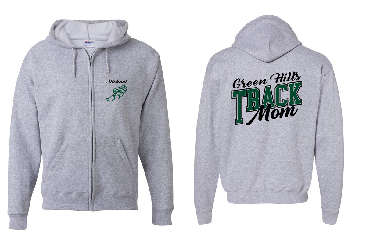 Green Hills Track design 5 Zip up Sweatshirt