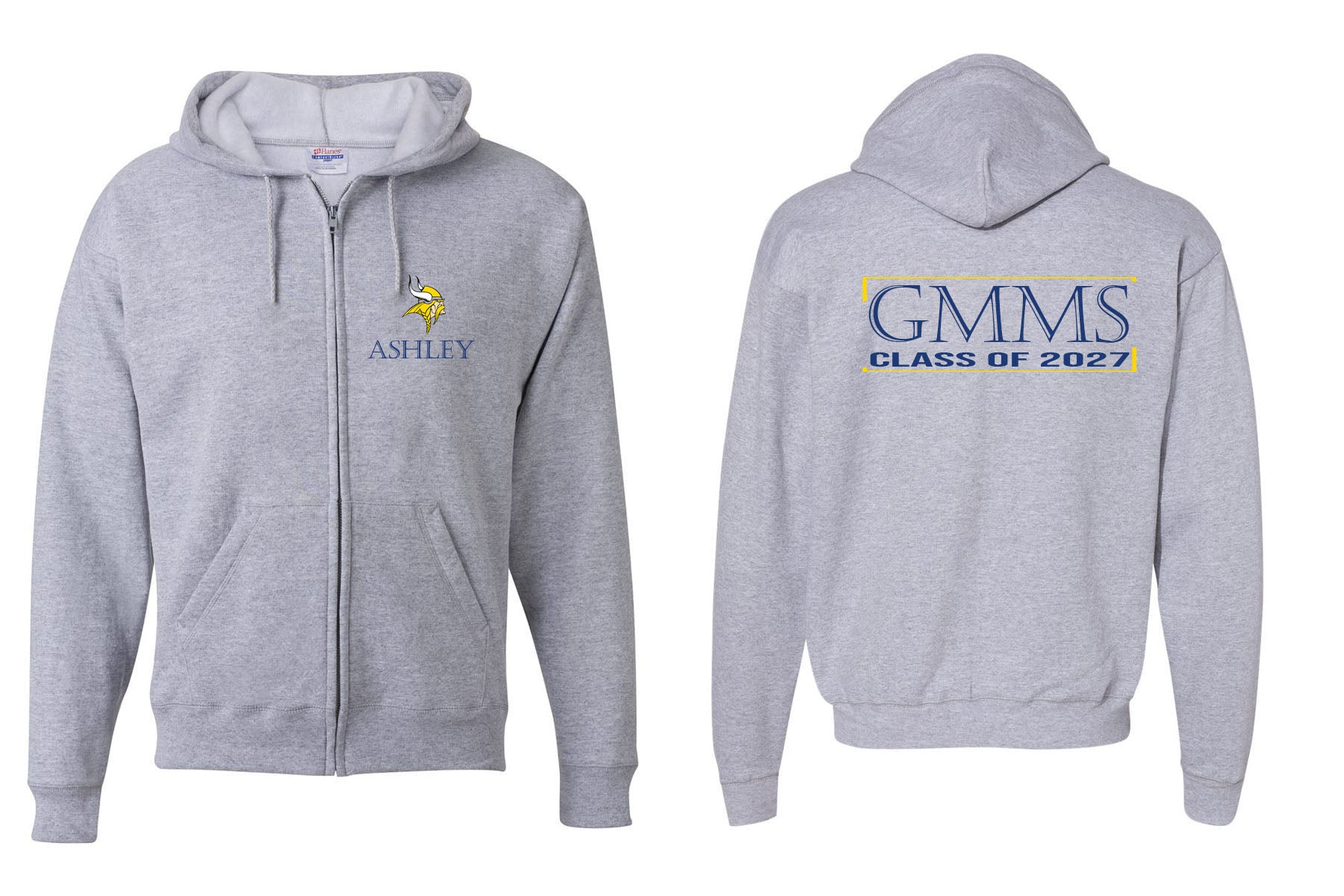 Vernon Design 23 Zip up Sweatshirt