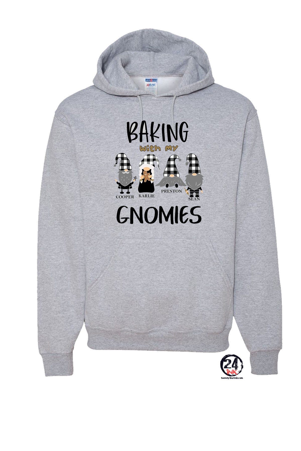 Baking with my Gnomies Hooded Sweatshirt