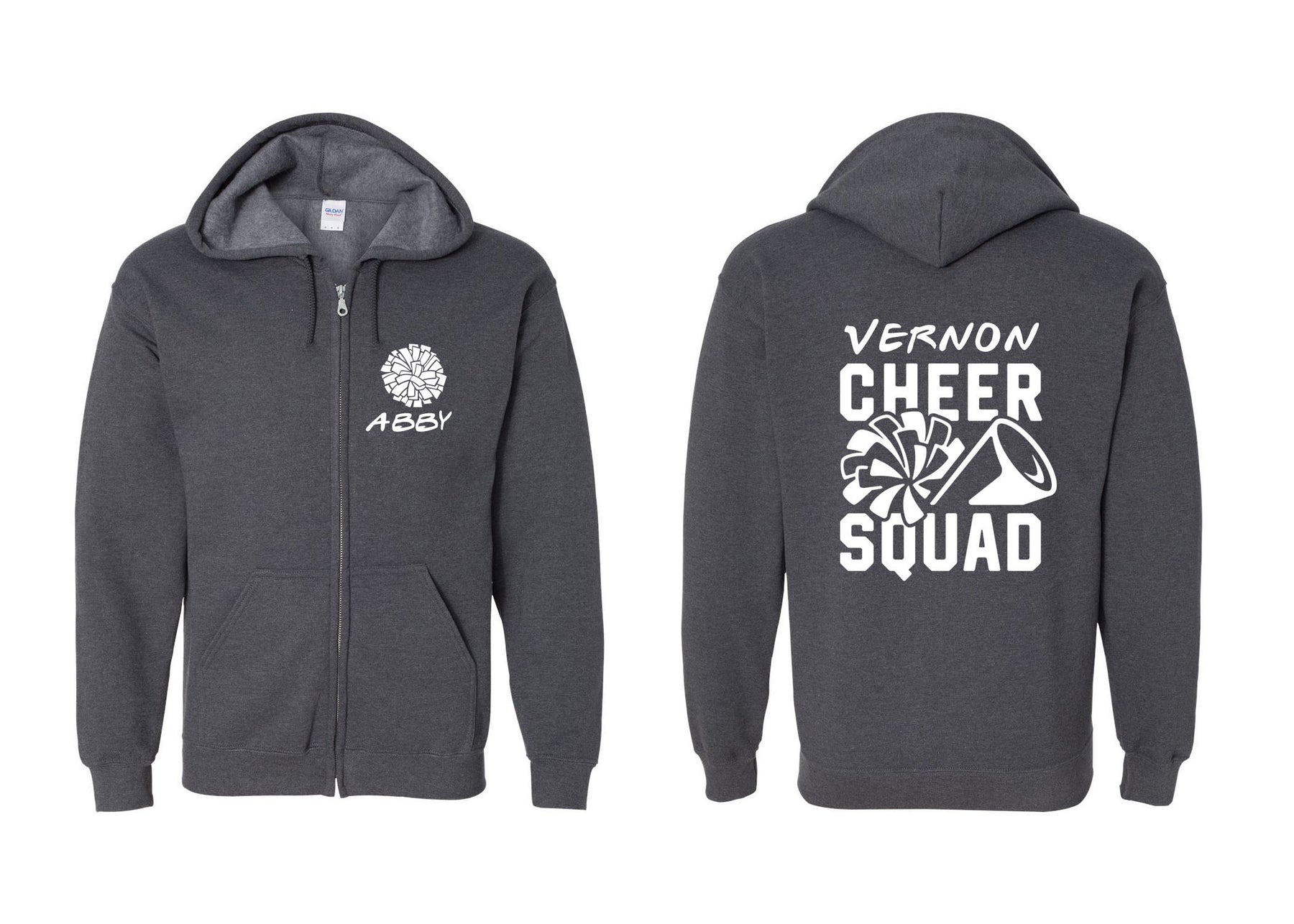 Vikings Cheer design 6 Zip up Sweatshirt
