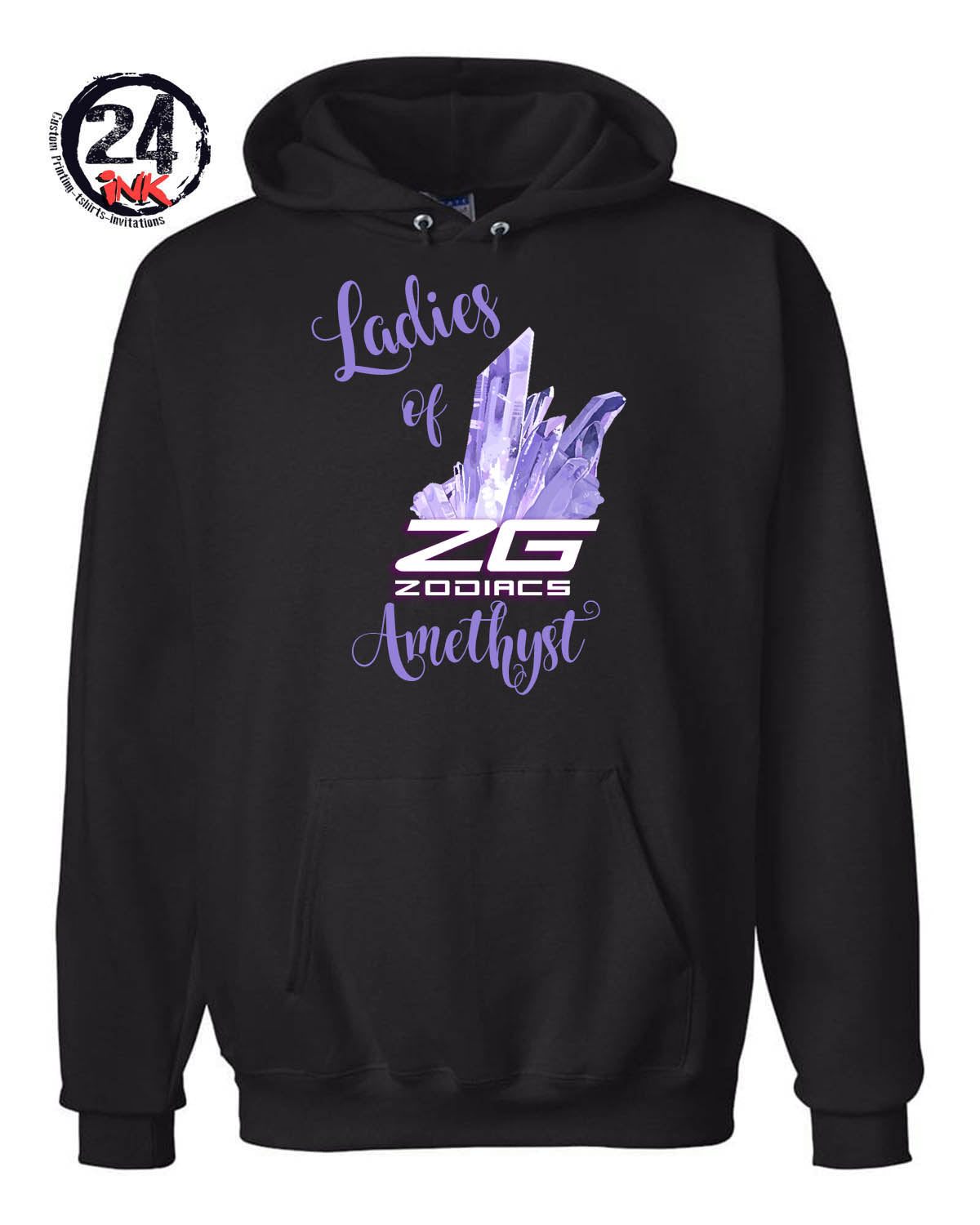 Ladies of amethyst Hooded Sweatshirt