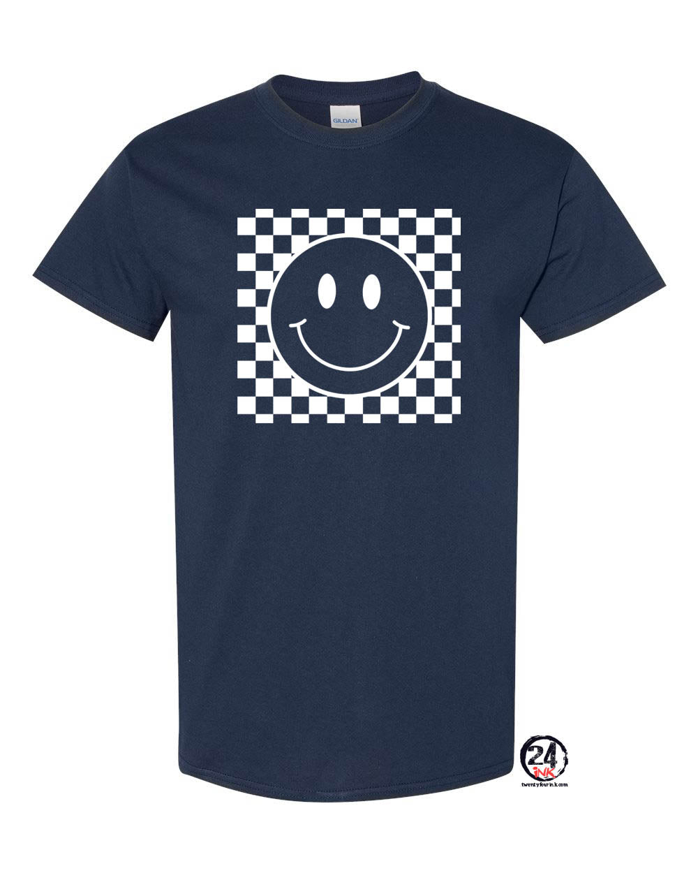 Checkered Smile T-Shirt