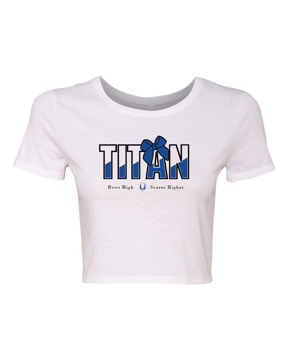 Titan Bows High Crop Top