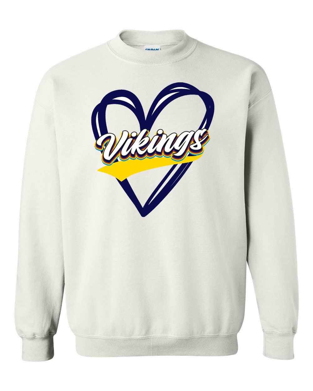 Vernon design 1 non hooded sweatshirt