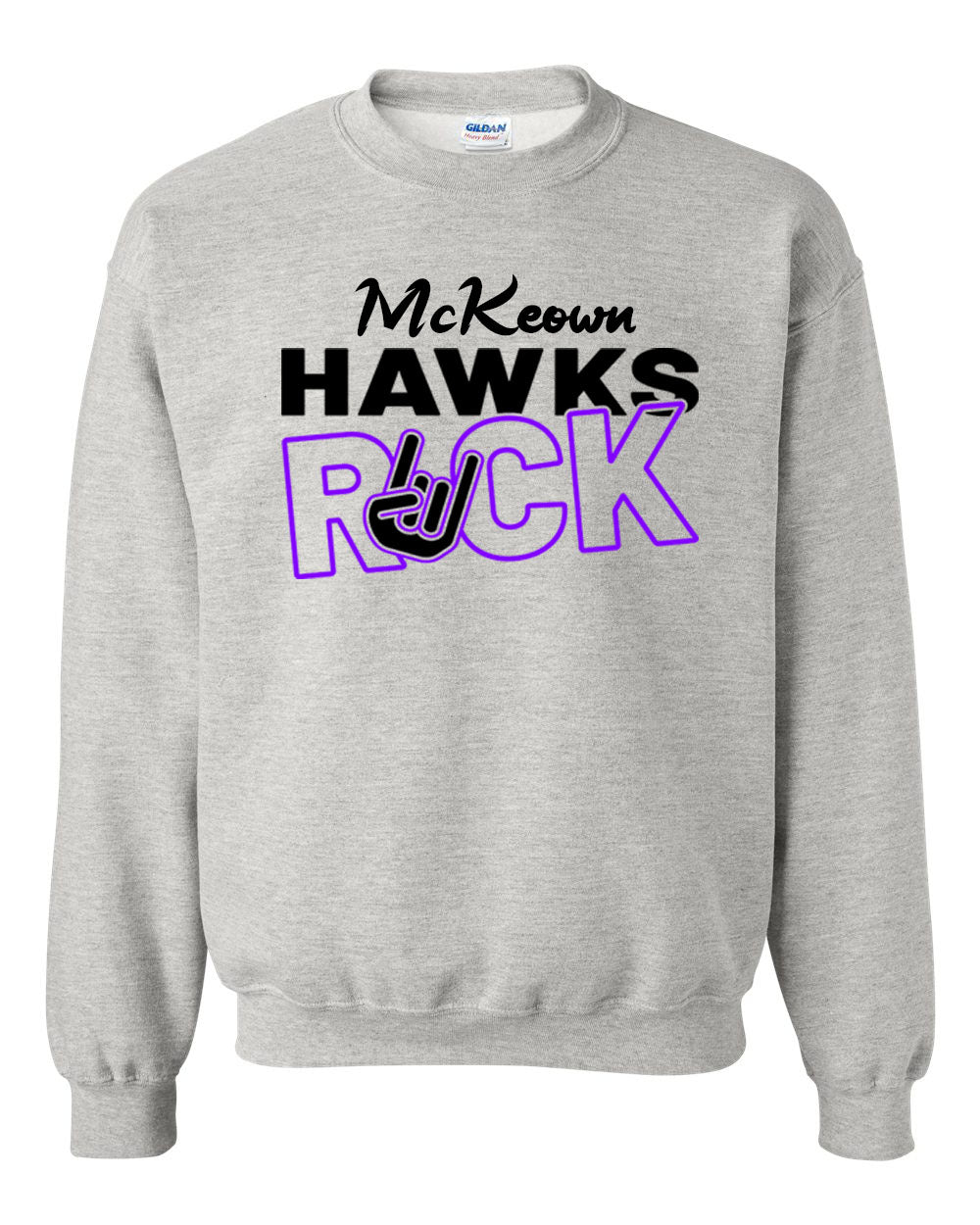 McKeown Hawks Rock non hooded sweatshirt