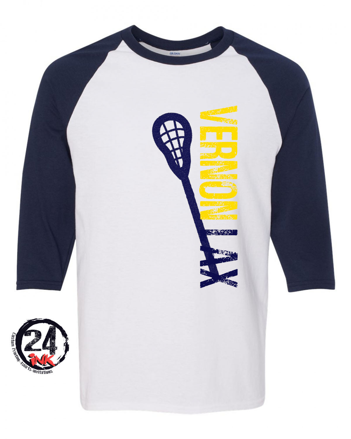 Vernon Lax Distressed raglan shirt