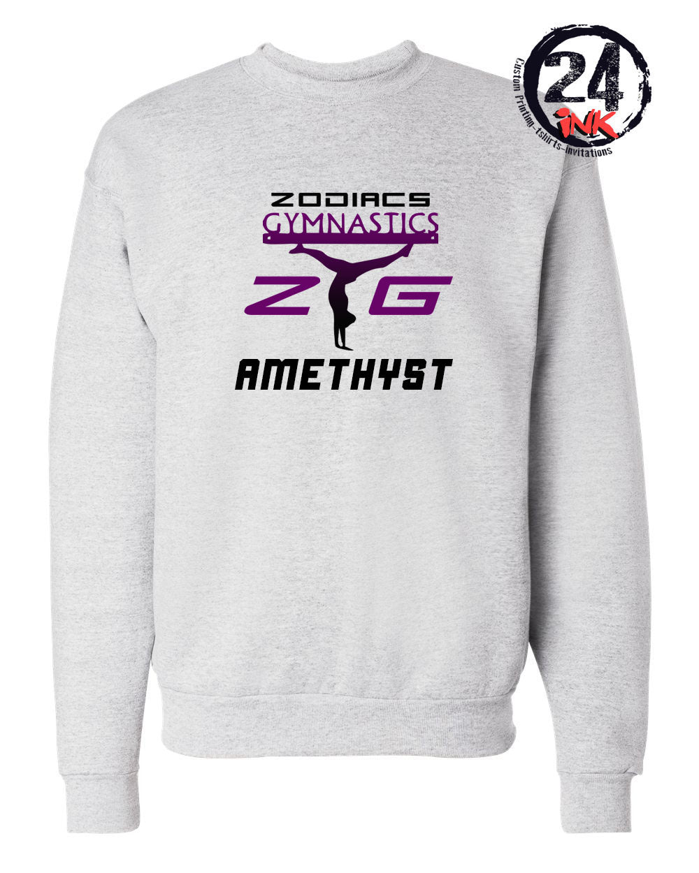 ZG amethyst non hooded sweatshirt