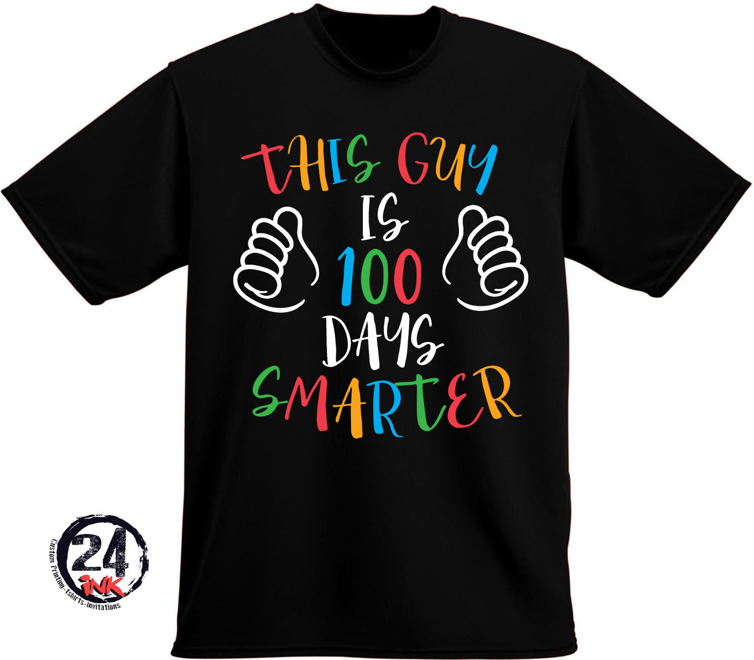 This guy is 100 days 100 days of School T-shirt