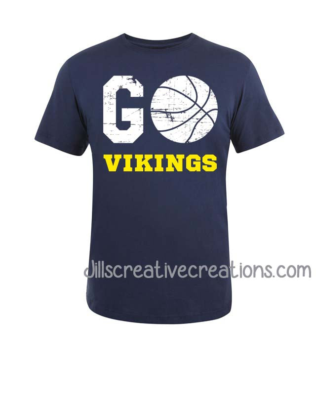 Basketball t-shirt, Basketball, School Spirit