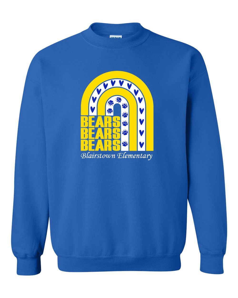 Bears design 7 non hooded sweatshirt