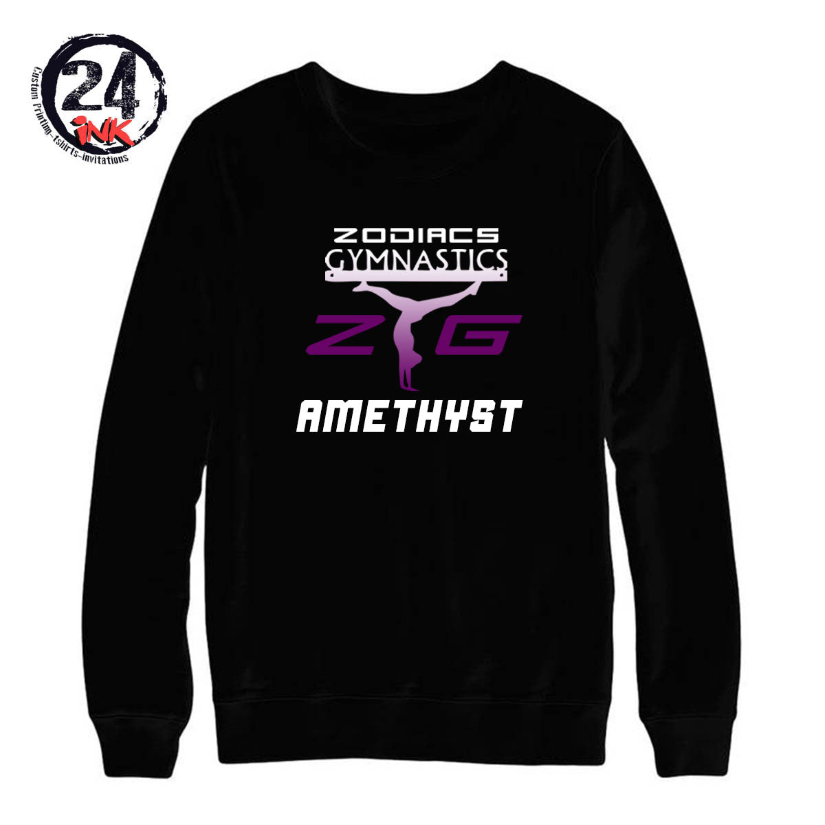 ZG amethyst non hooded sweatshirt