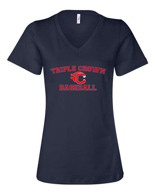 Triple Crown V-neck T-shirt