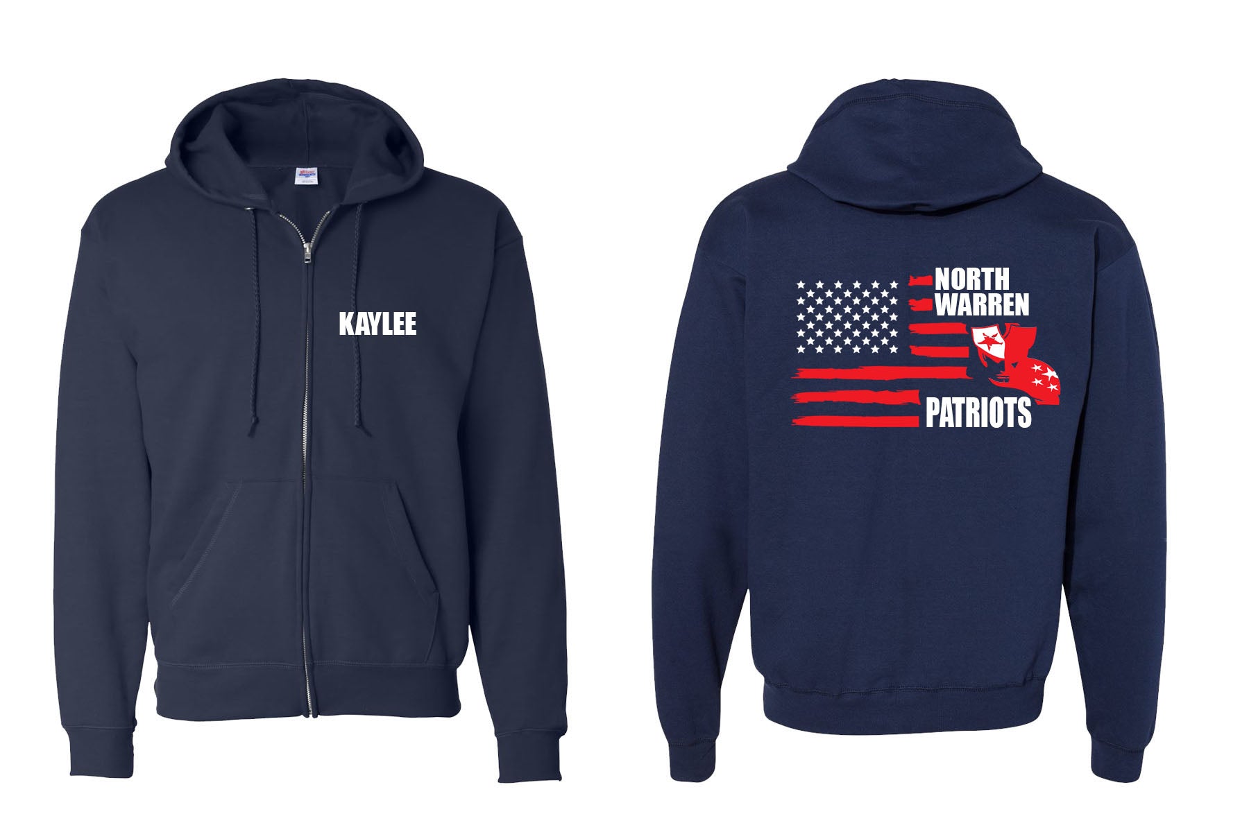 North Warren Zip up Sweatshirt