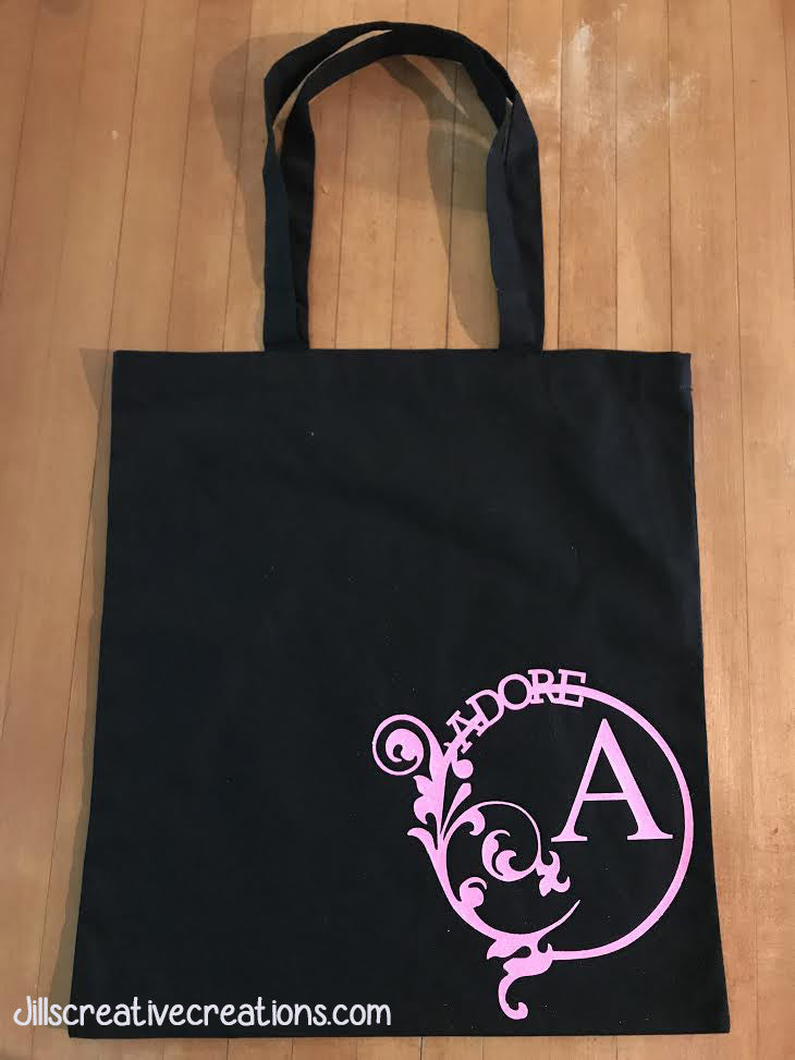 Initaial Tote Bag