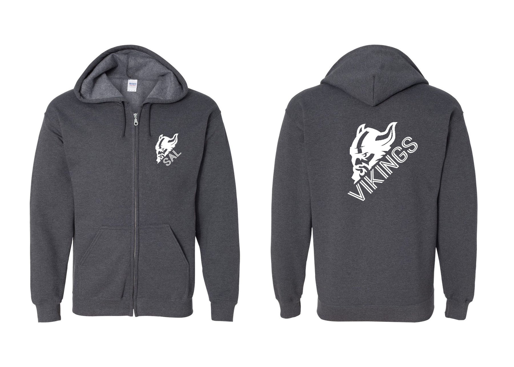 Vernon design 2 Zip up Sweatshirt