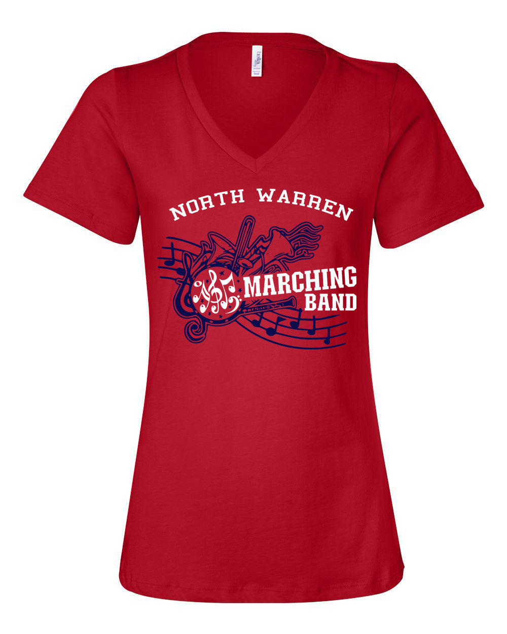 North Warren Band V-neck T-shirt
