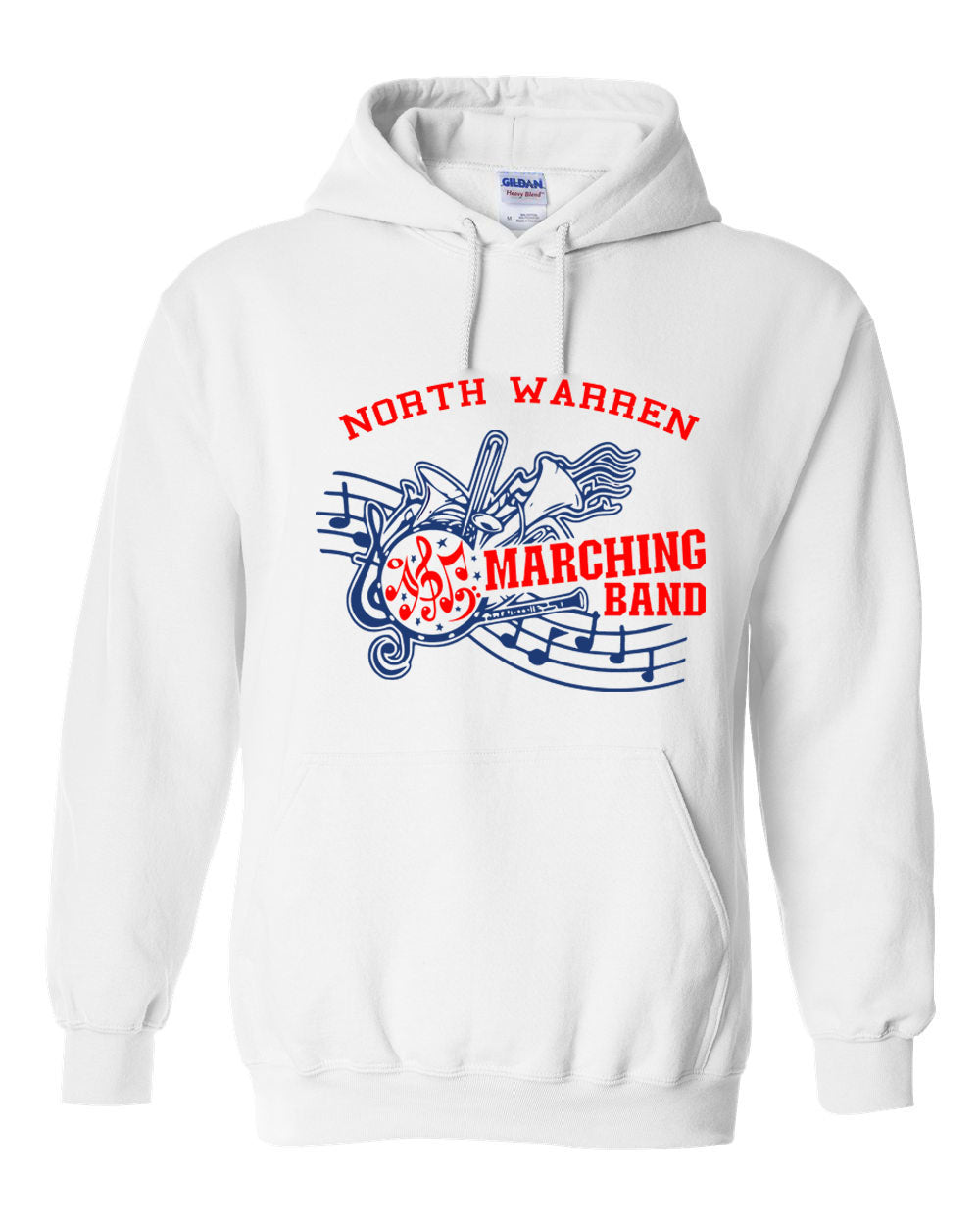 North Warren Band Design 1 Hooded Sweatshirt