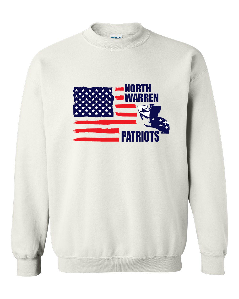 North Warren non hooded sweatshirt