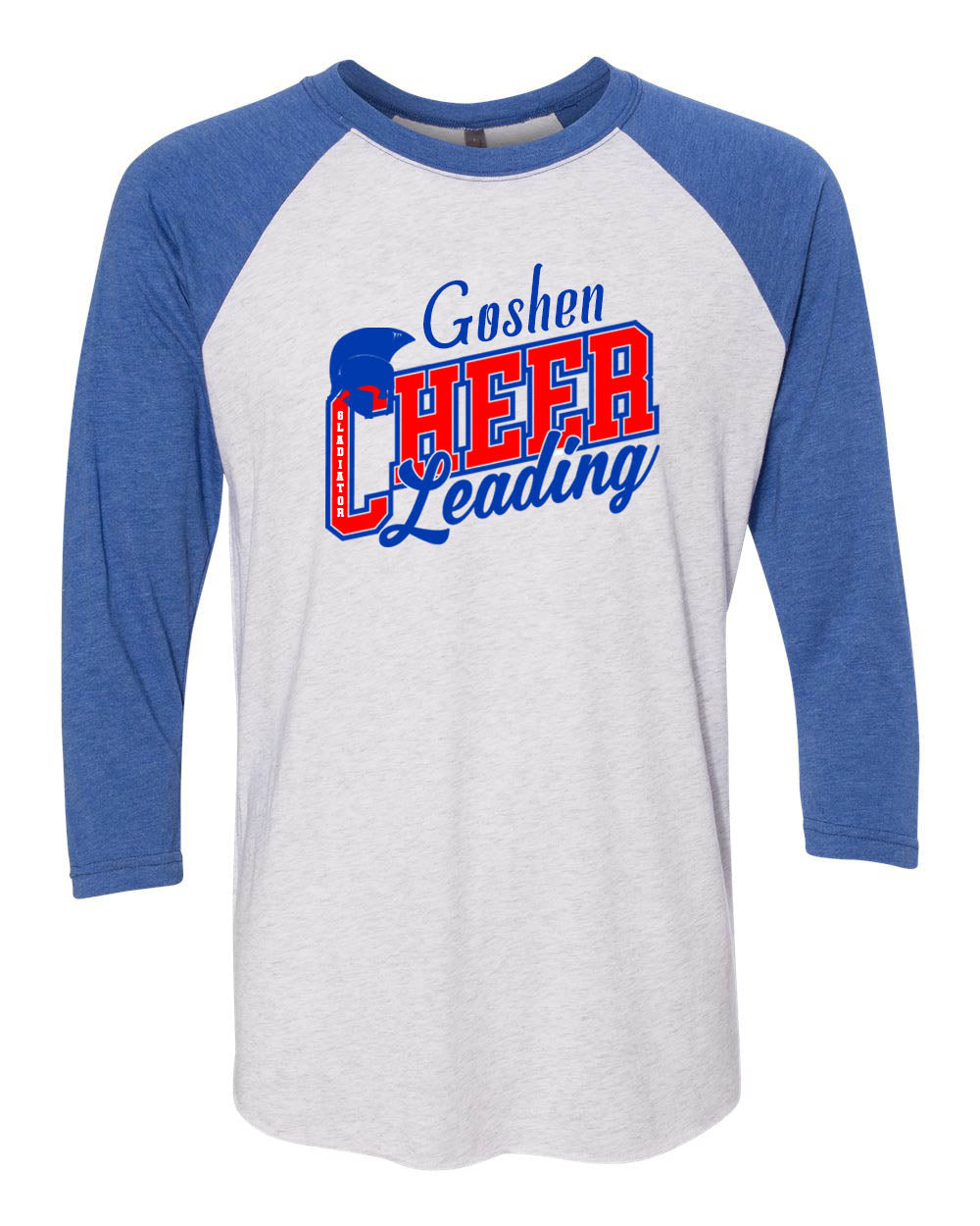 Goshen Cheer raglan shirt
