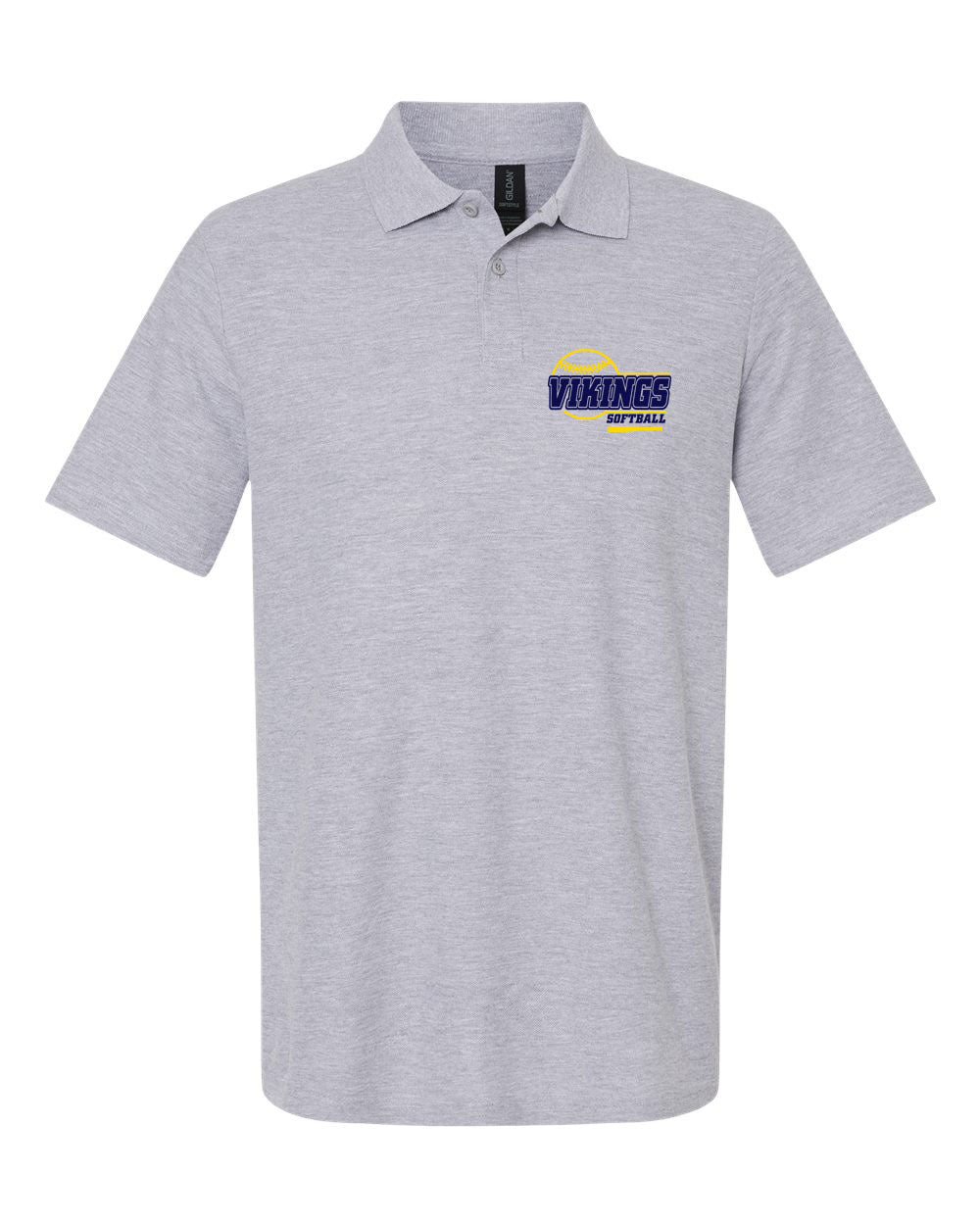 Vernon Softball Design 1 Polo T-Shirt