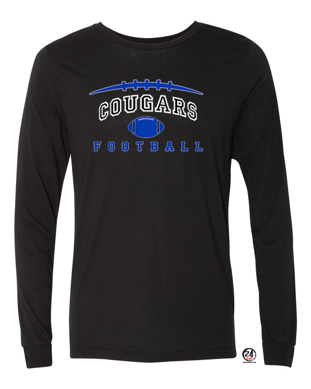 Cougars Football Design 3 Long Sleeve Shirt