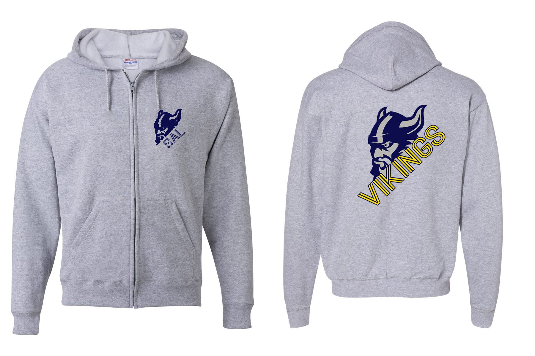 Vernon design 2 Zip up Sweatshirt