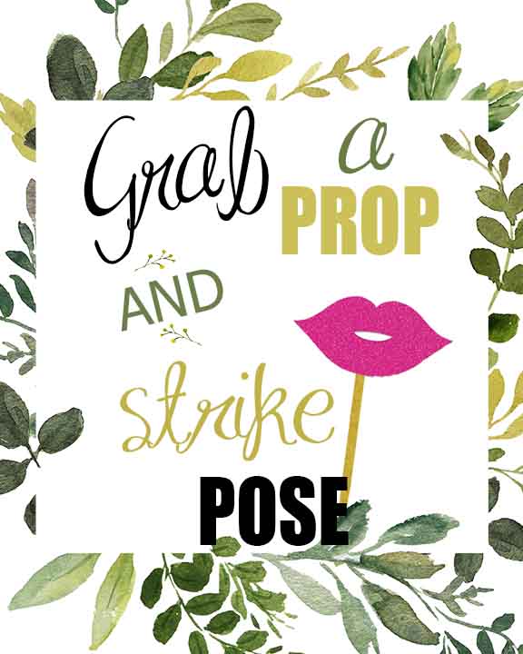 Leaves Photo Prop Sign