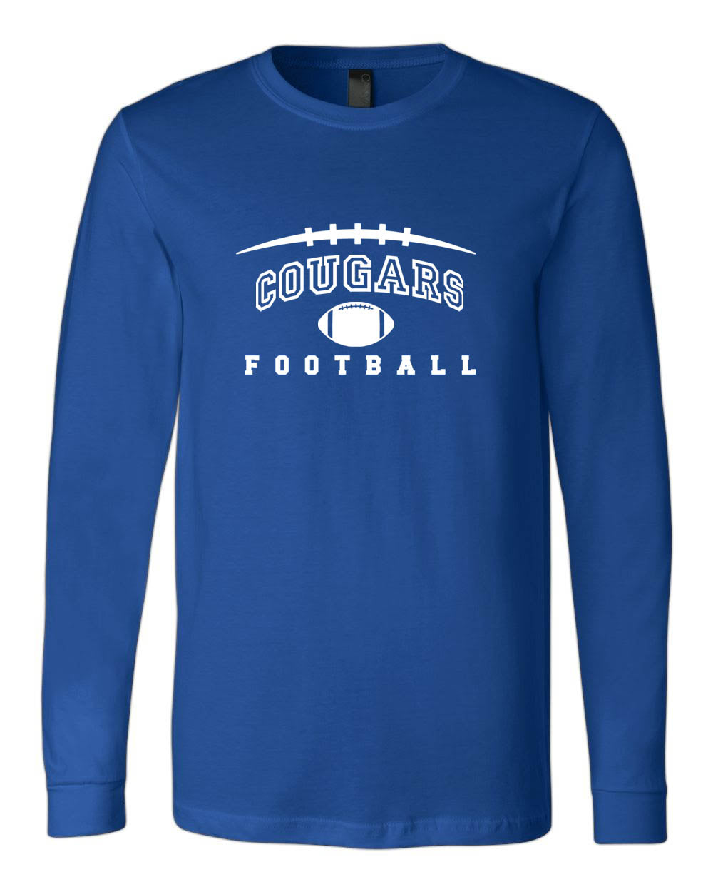 Cougars Football Design 3 Long Sleeve Shirt
