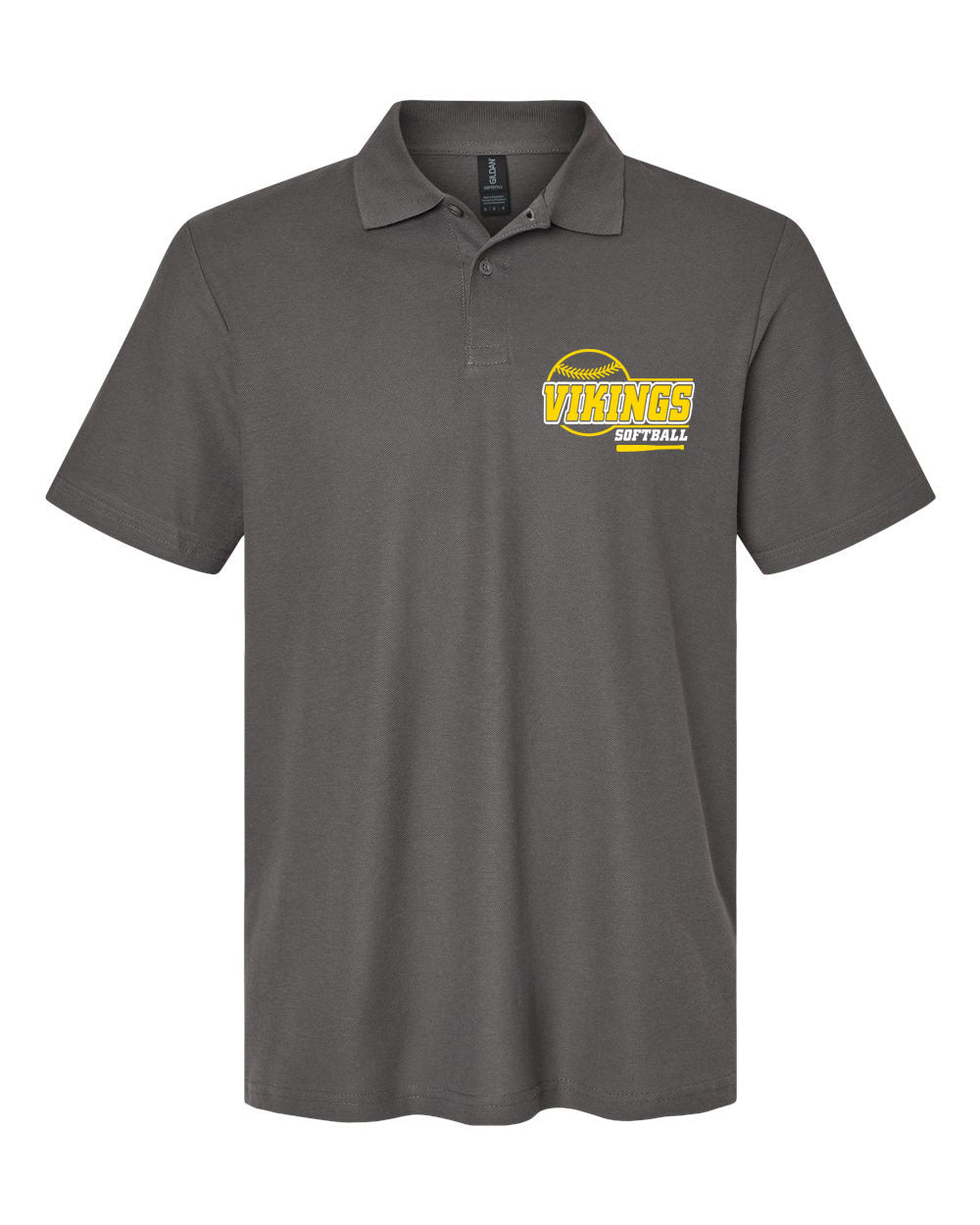 Vernon Softball Design 1 Polo T-Shirt