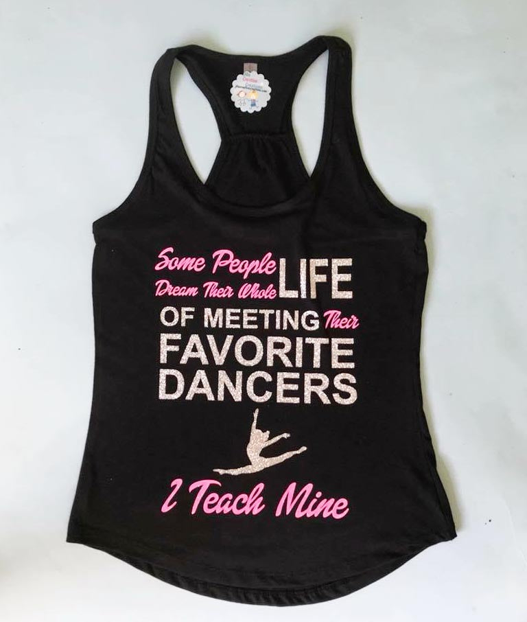 Dance Teacher Tank Top, Some people wait to meet