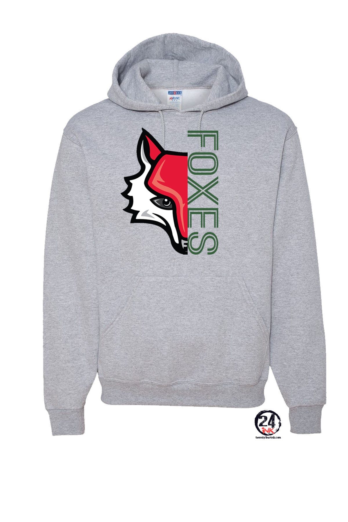 Half Fox Hooded Sweatshirt