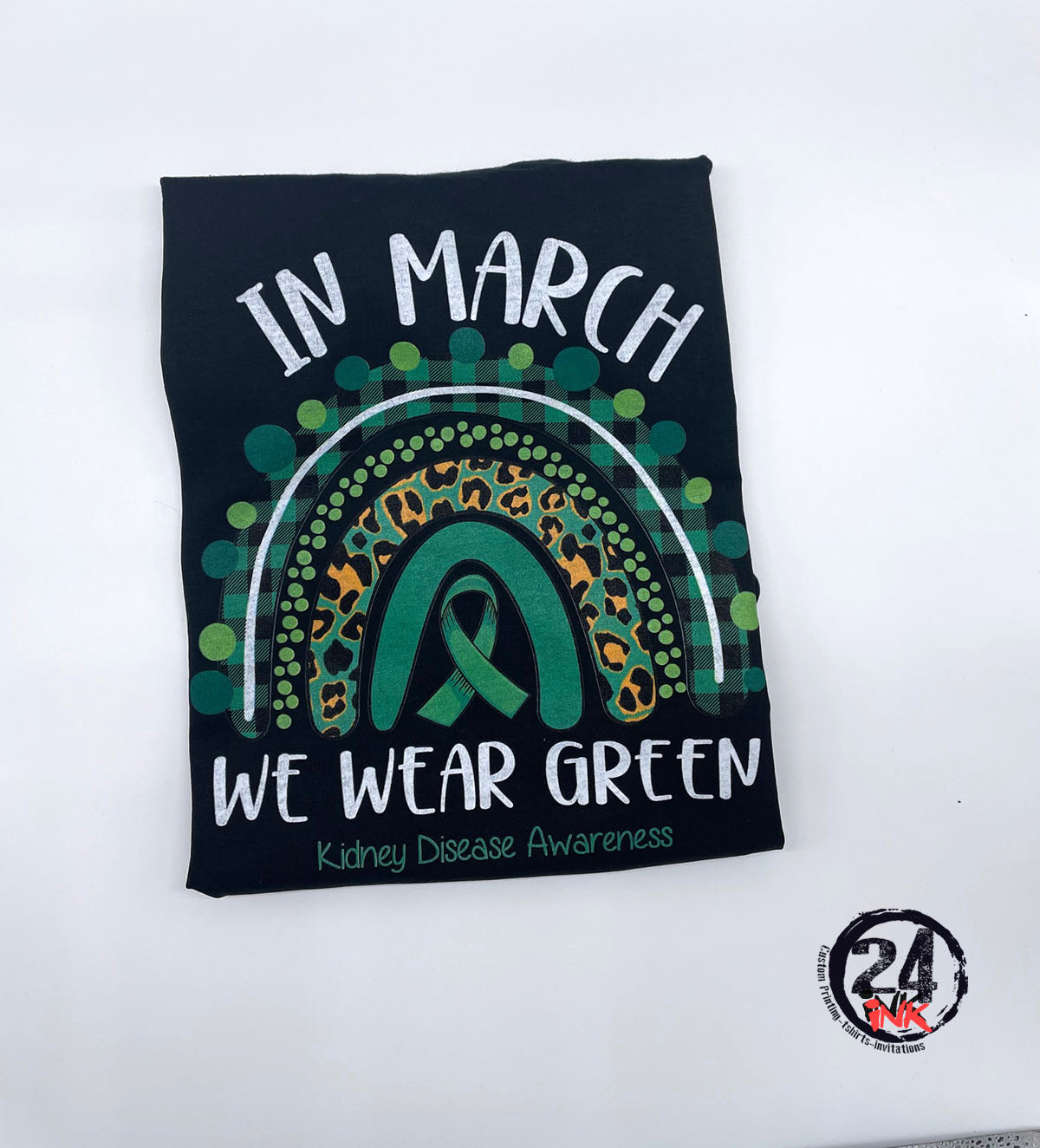 In March we wear green T- Shirt, Kidney disease awareness