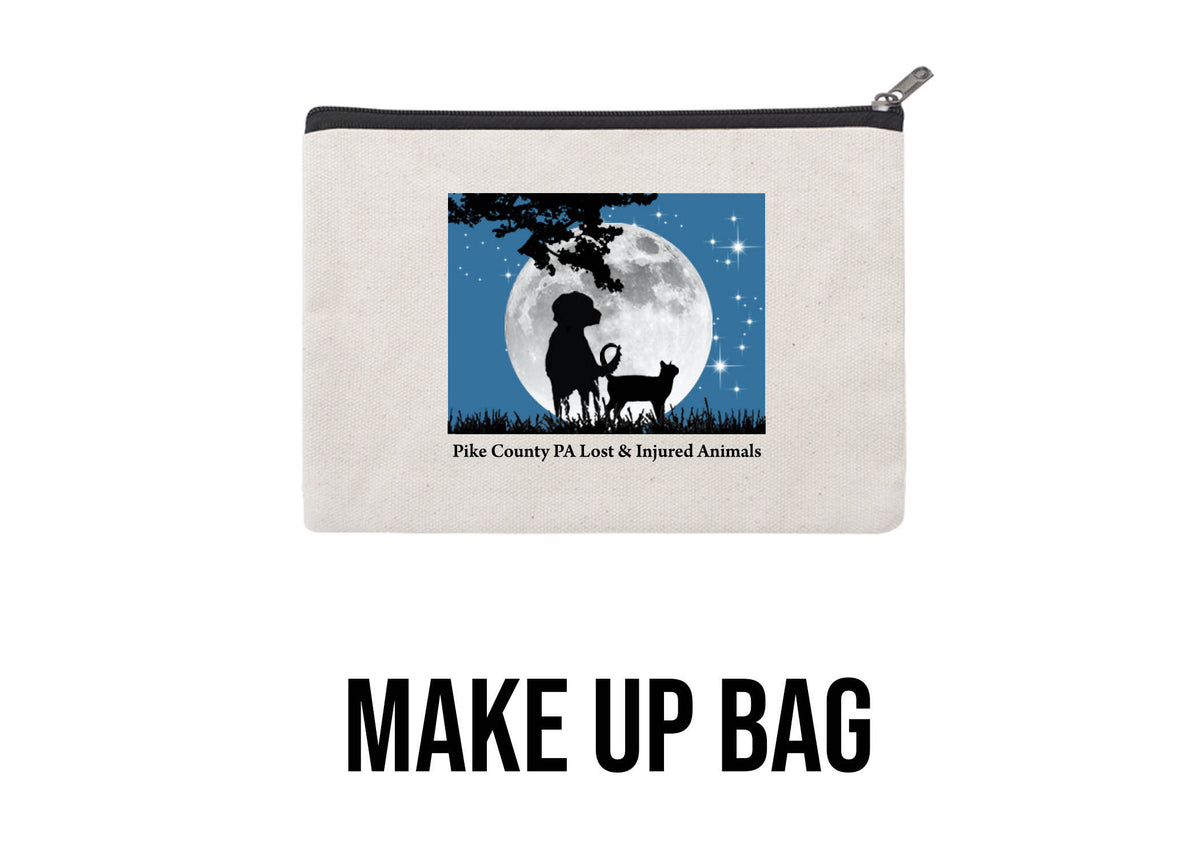 Pike County PA Make up bag, Doggie treat bag