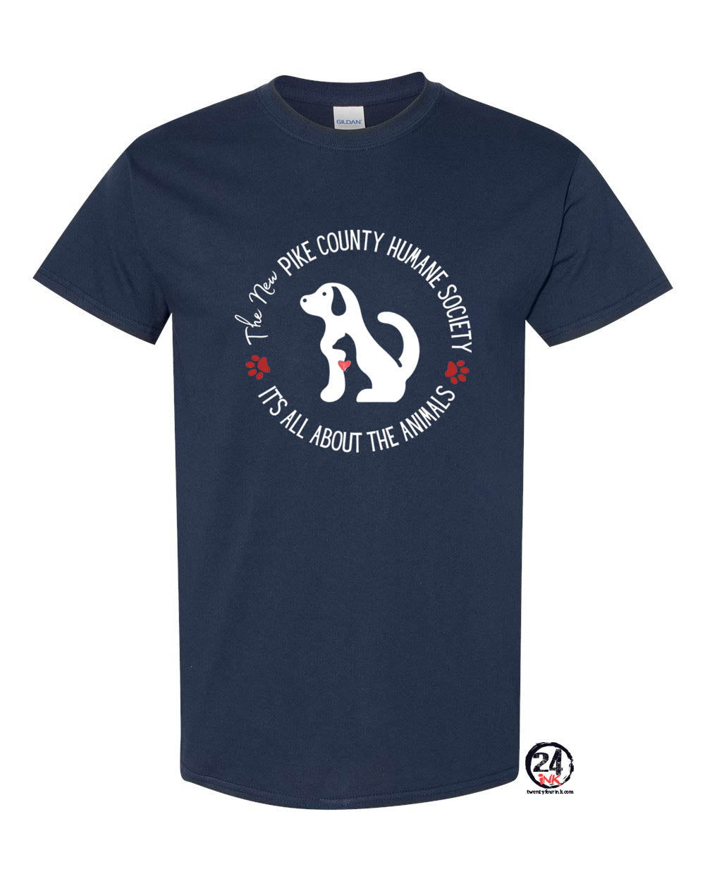 Pike County Humane Society Logo t-Shirt