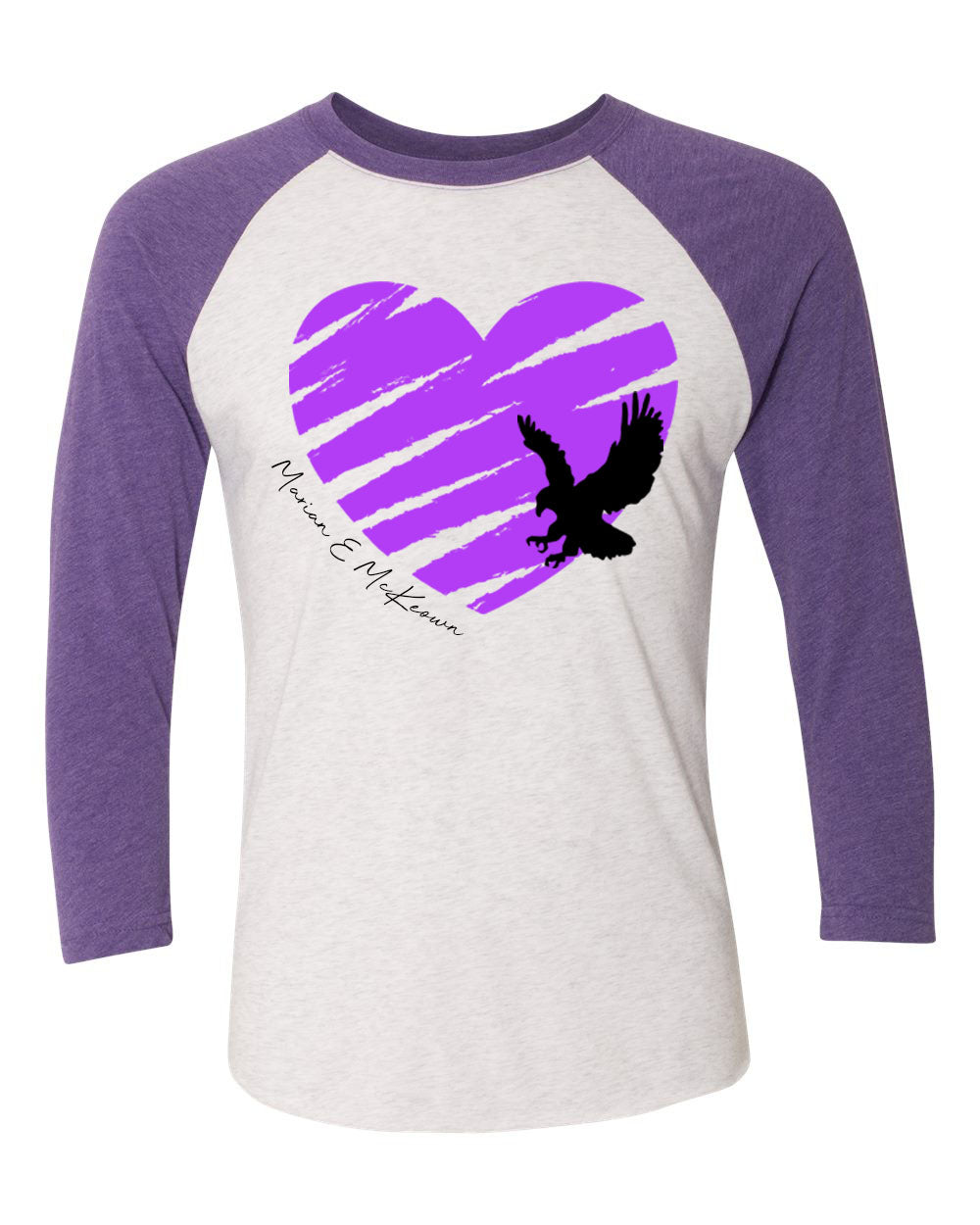 Heart Hawk Raglan shirt