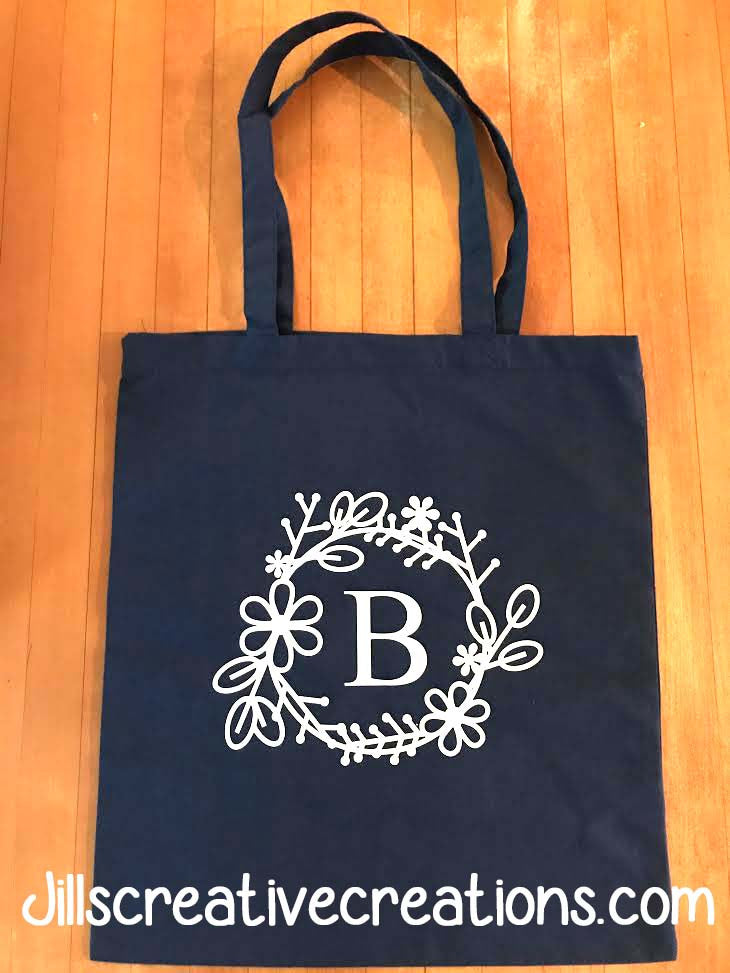 Initaial Tote Bag