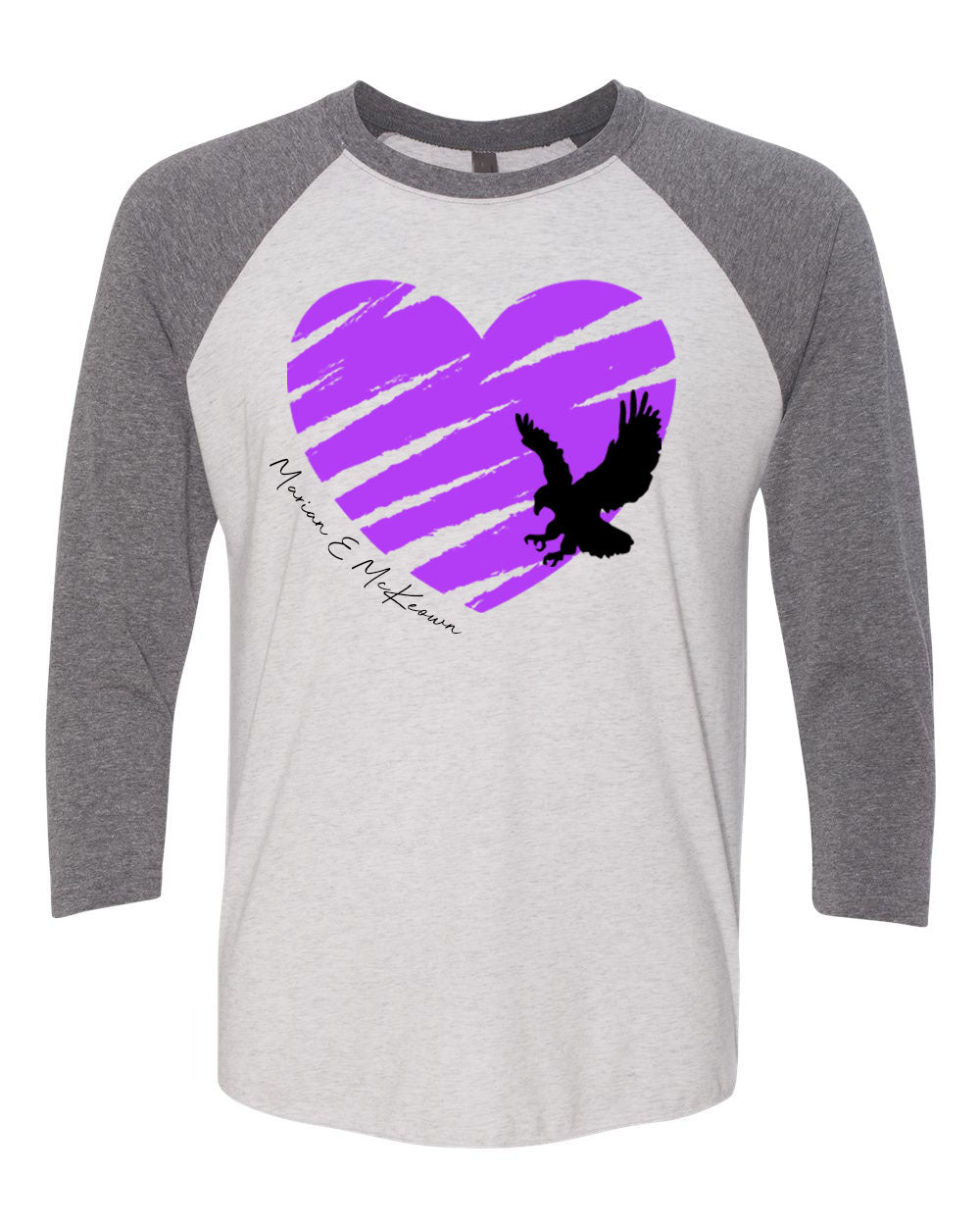 Heart Hawk Raglan shirt