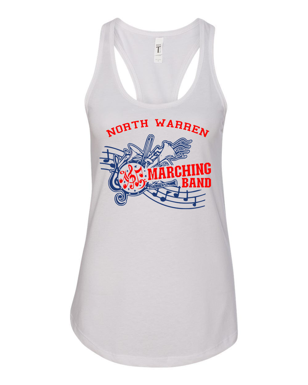 North Warren Band Design 1 Racerback Tank Top