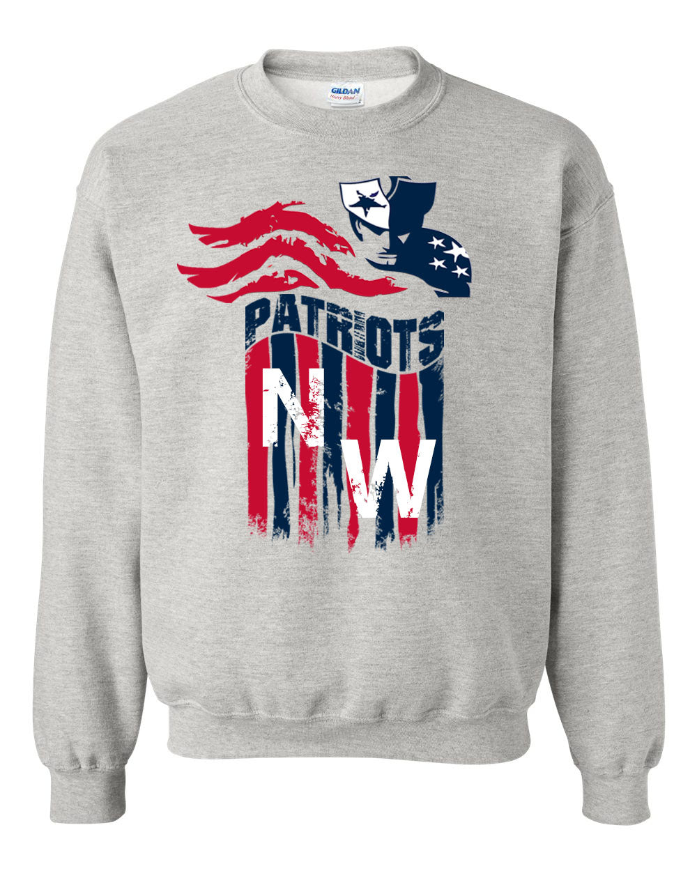 North Warren Flag non hooded sweatshirt