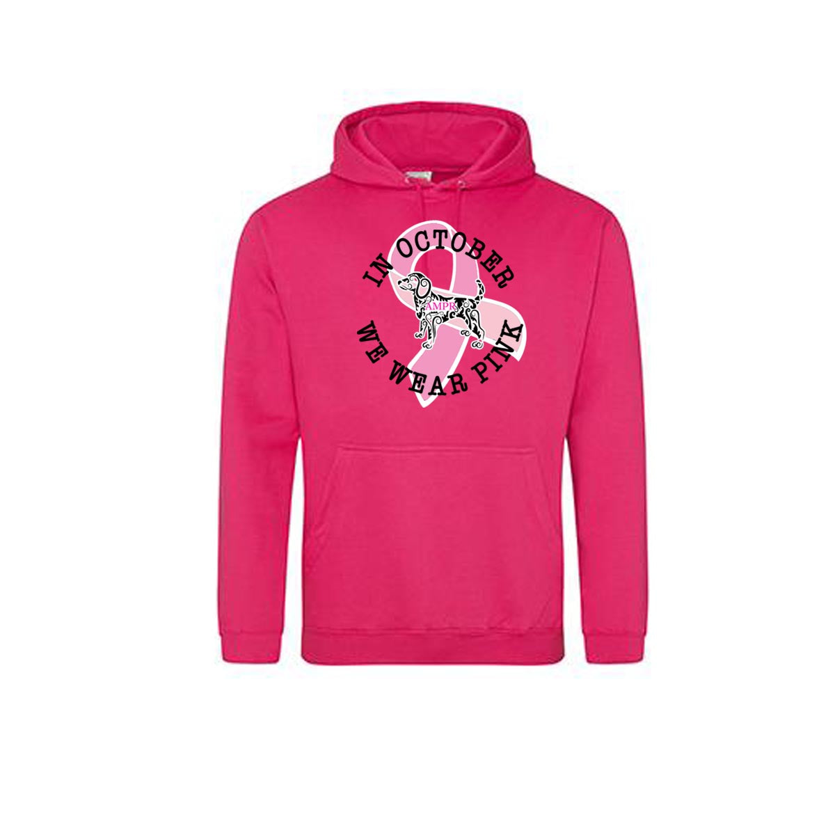 Ampr In October we wear Pink Hooded Sweatshirt, Hot Pink
