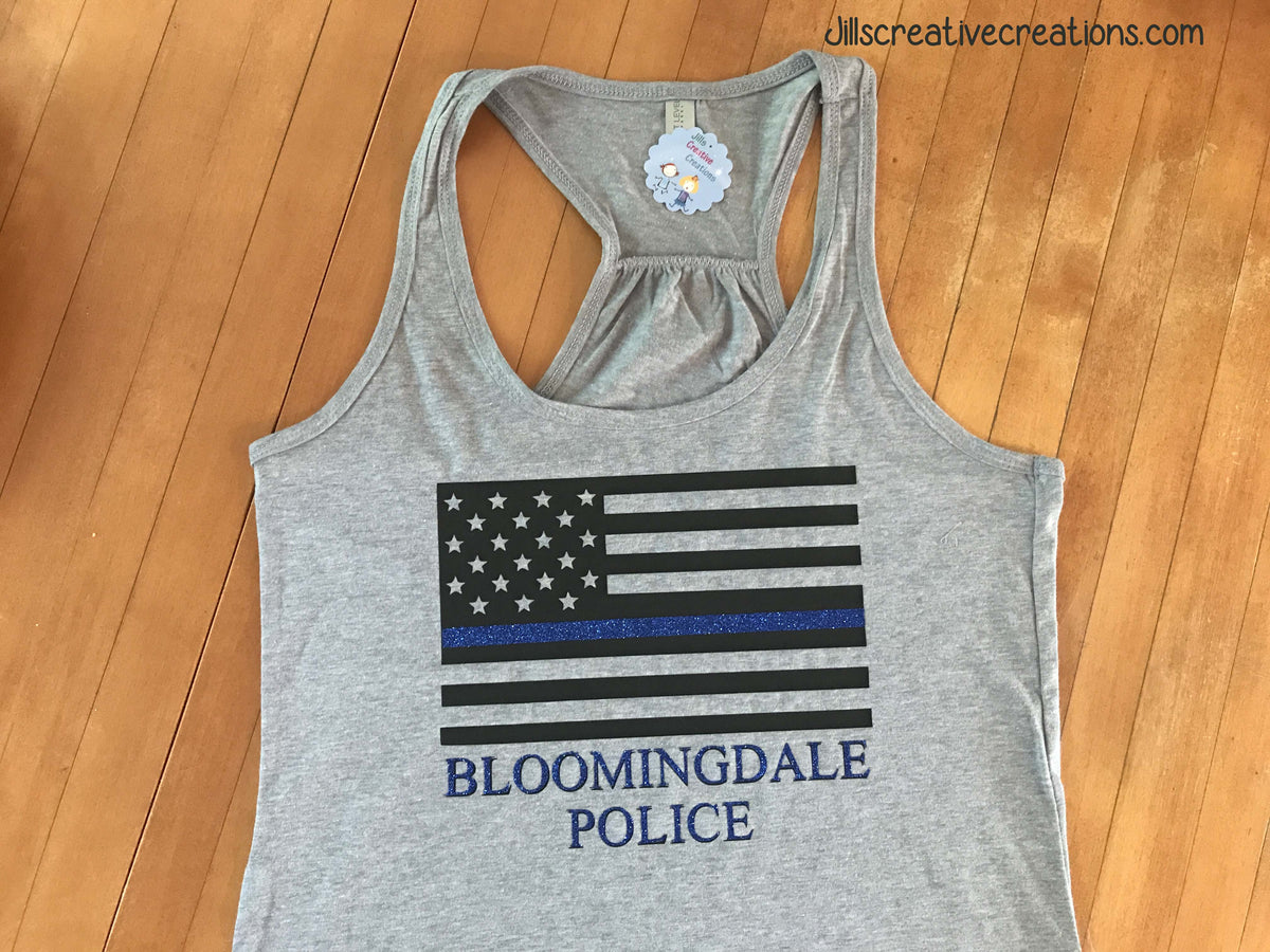 Police Tank Top, Flag