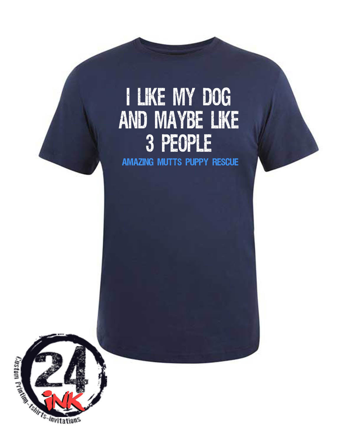 AMPR I like my dog and maybe 3 people t-shirt