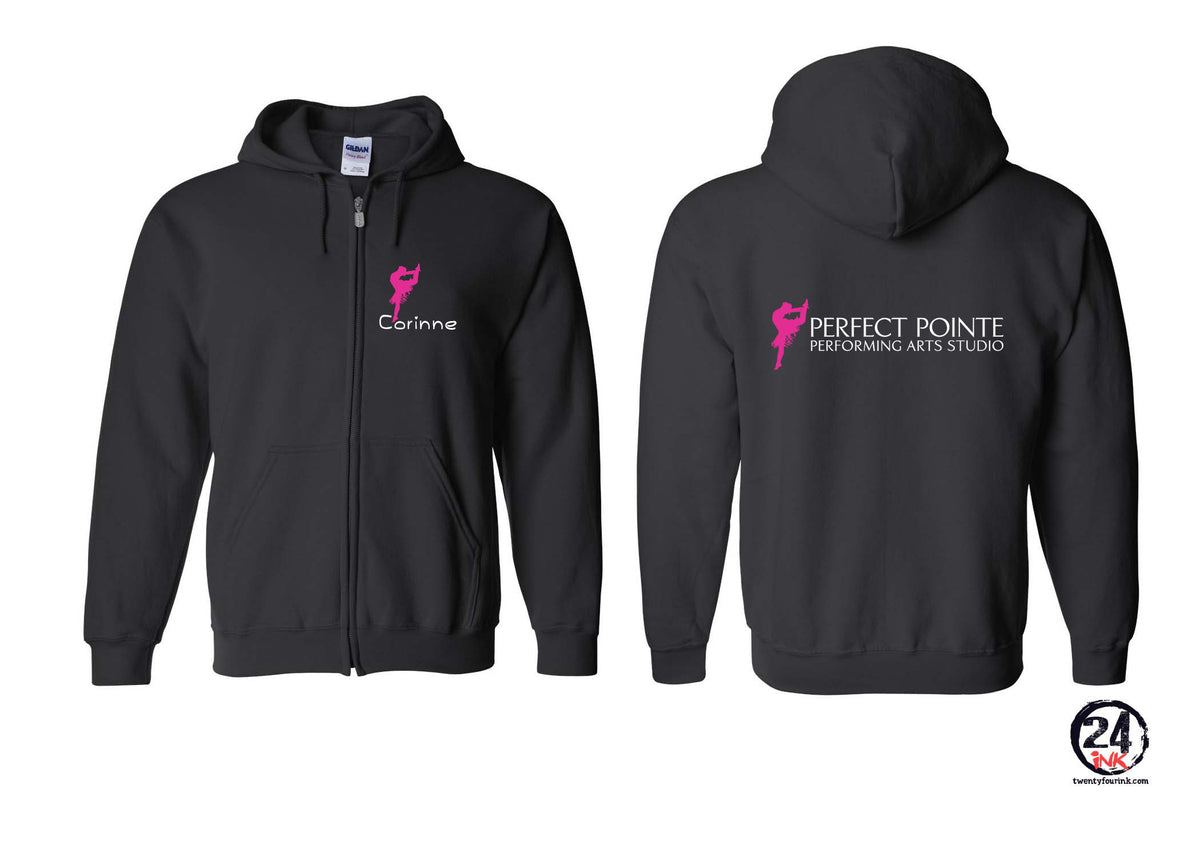Perfect Pointe Design 1 Zip up Sweatshirt