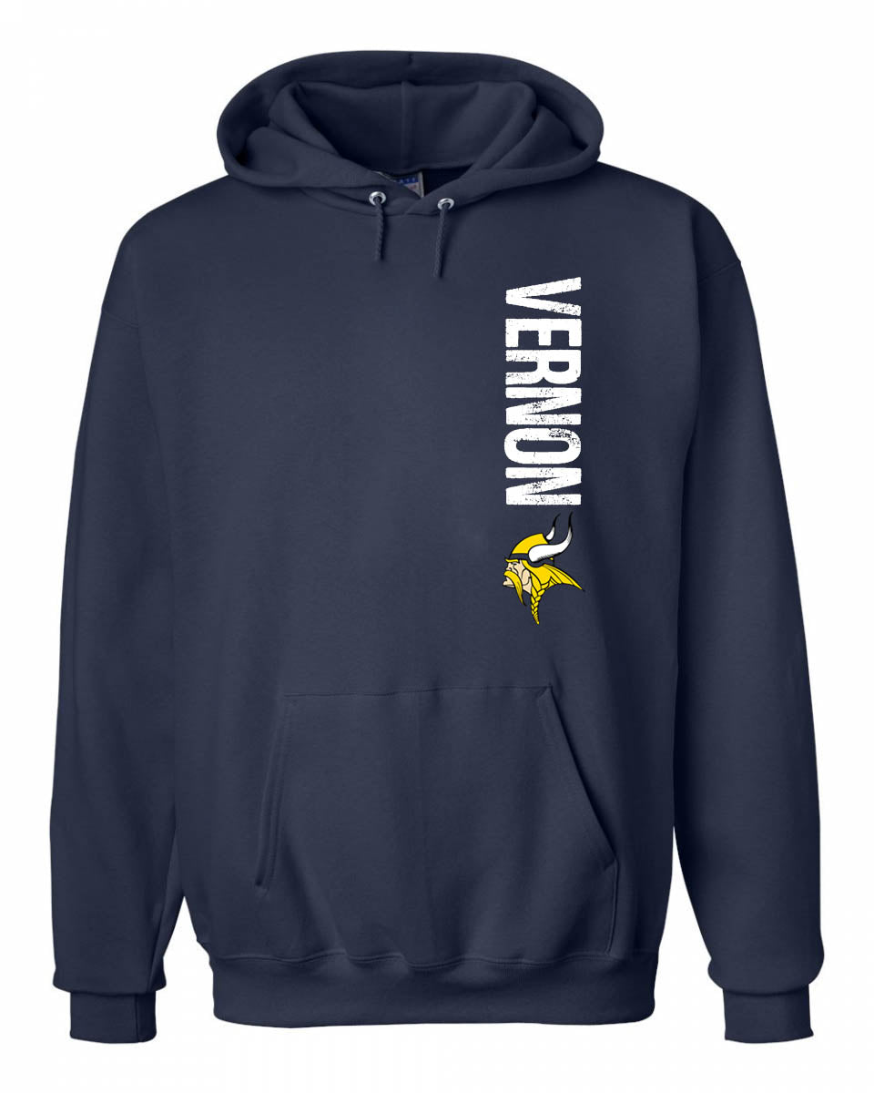 Lounsberry Hollow Side Vernon Vikings Hooded Sweatshirt