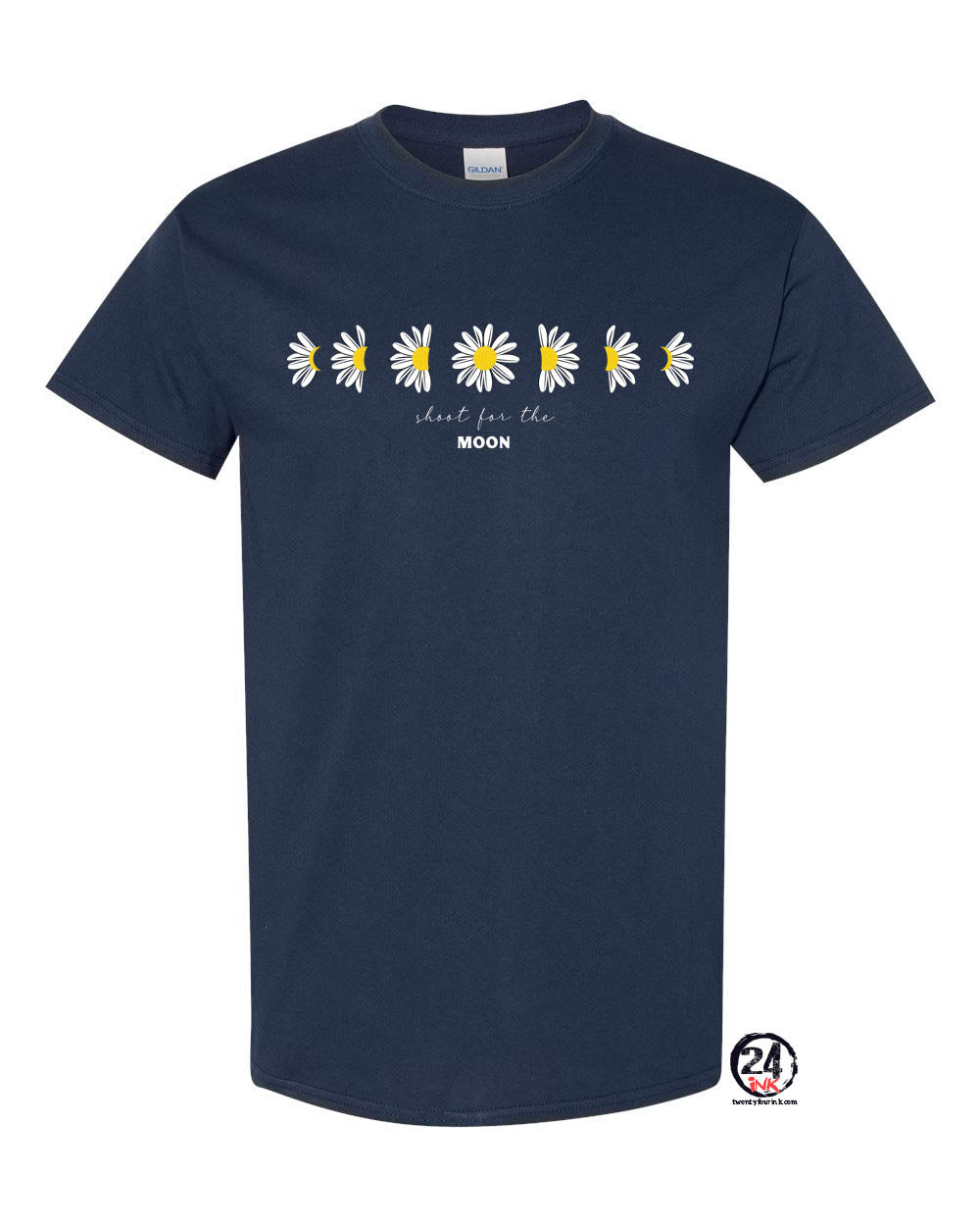 Reach for the moon Daisy Flowers T-Shirt