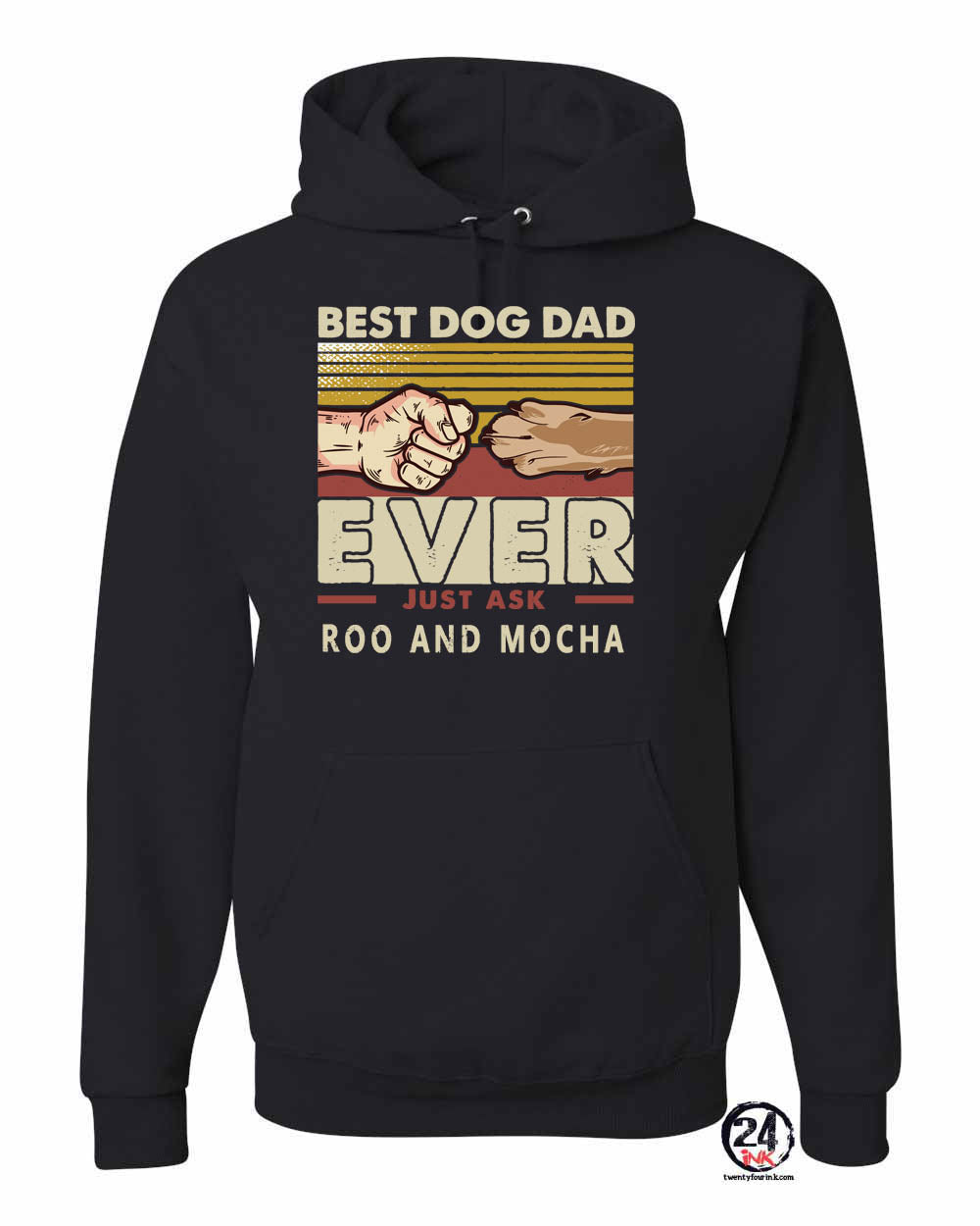 Best dog dad ever Hooded Sweatshirt