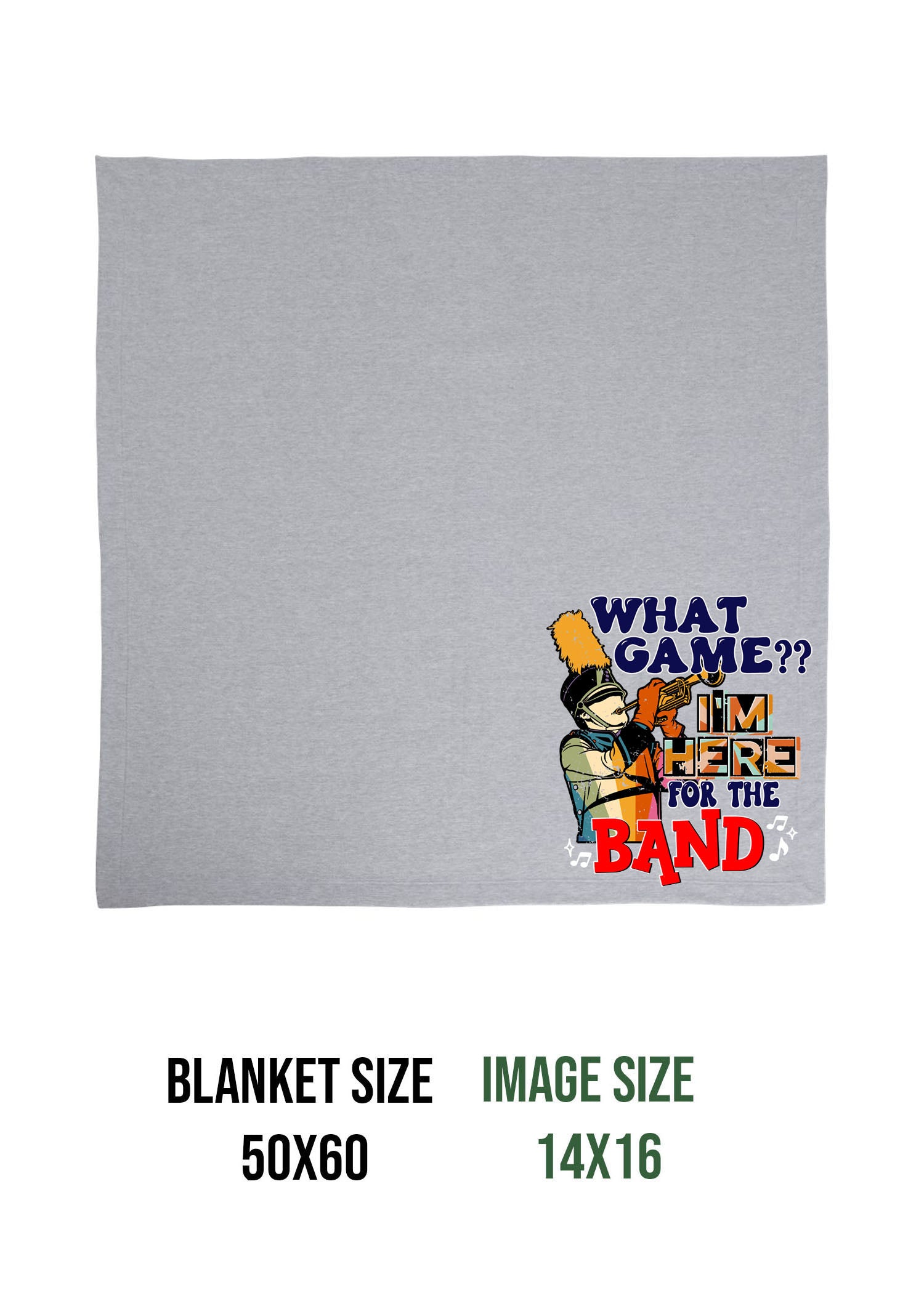 North Warren Band Design 2 Blanket
