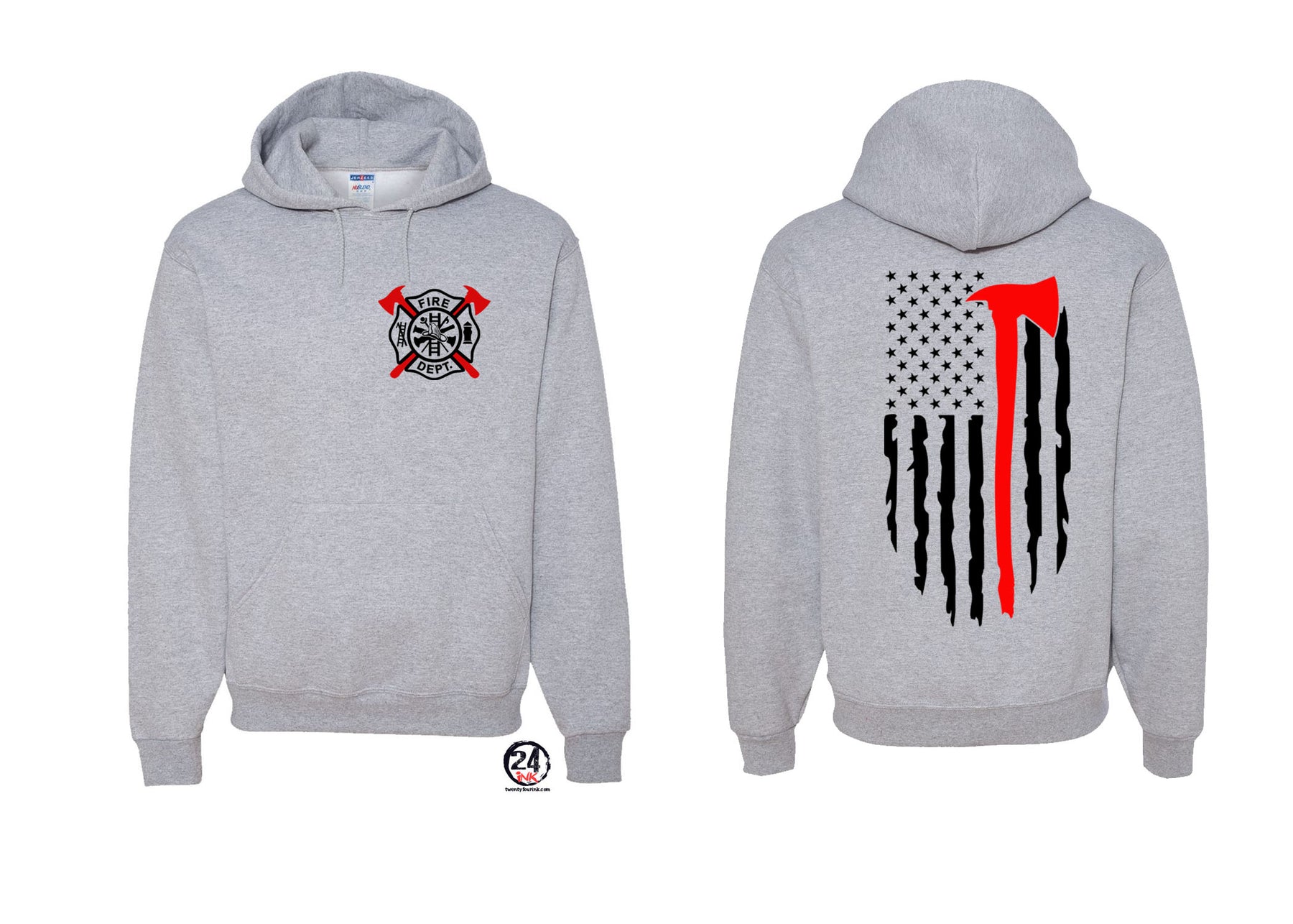 Fire flag Hooded Sweatshirt
