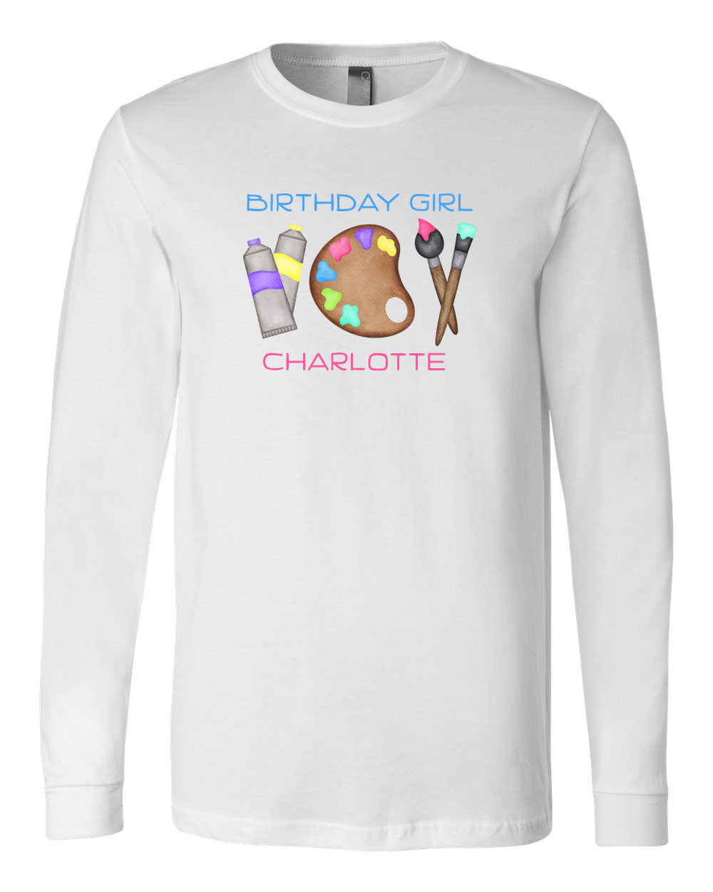 Art Birthday Long Sleeve Shirt