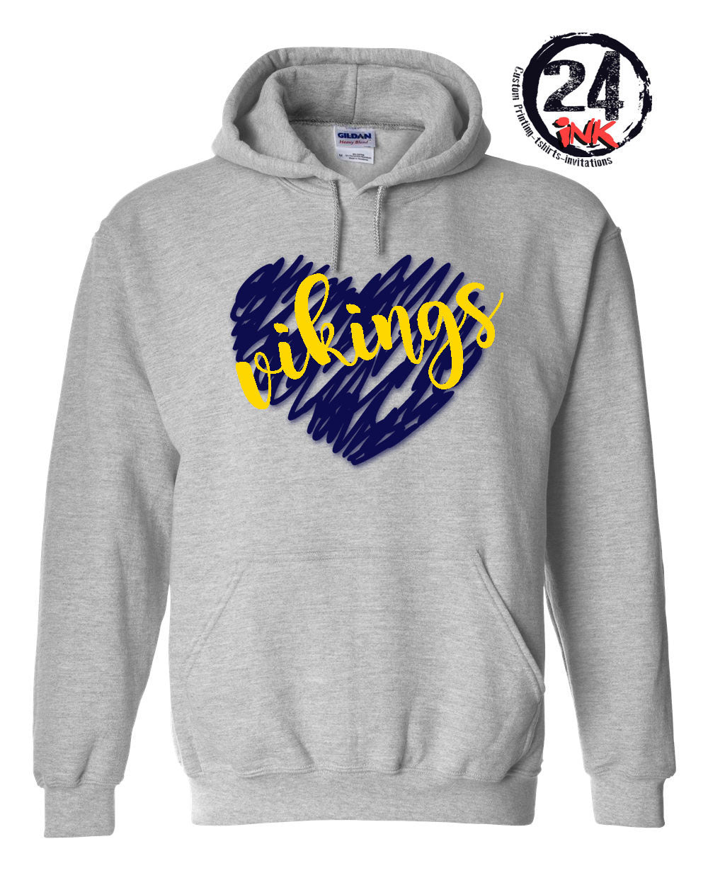 Cedar Mountain Heart Hooded Sweatshirt